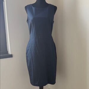 Banana Republic Classic Navy Midi Dress